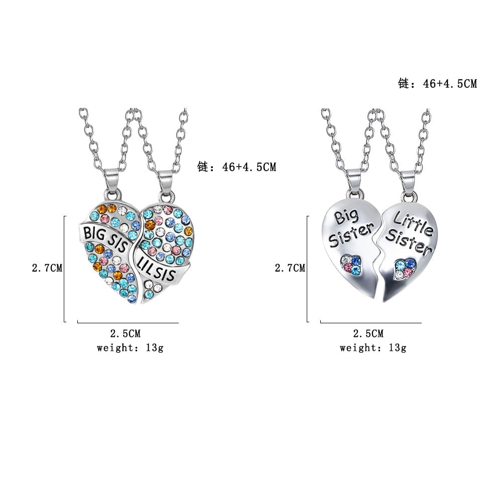 Lock & Key Couple/ Bestfriend/ Siblings Chain Necklaces (set Of 2)